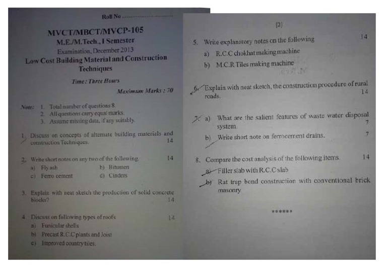 Low Cost Building Materials and Construction Techniques Dec 2013 PDF