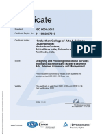 Hicas ISO Certificate 2022