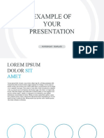 Example of Your Presentation: Powerpoint Template