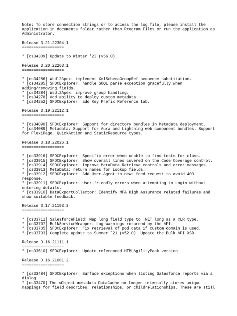 Salesforce Developer Release Notes | PDF | Metadata | Transport Layer ...