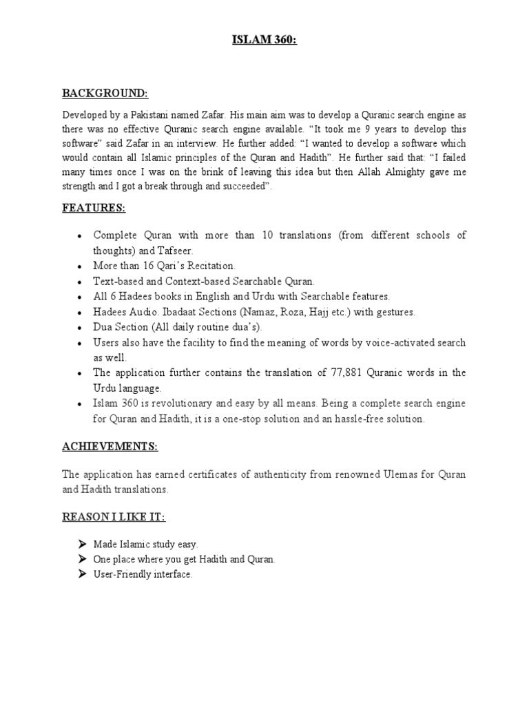 Islam 360 PDF