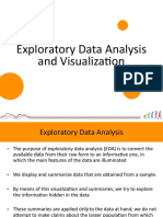Exploratory Data Analysis and Visualiza On