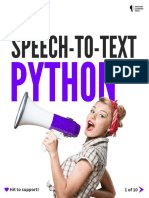 Speech-To-Text: Python