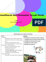 Pemeliharan Dan Perawatan Ternak Perah: Oleh Dr. Ir. Raguati, M.P