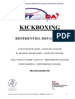 Referentiel Grades Kickboxing