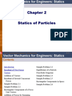 Statics of Particles