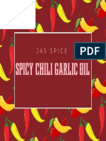 Red Modern Spicy Chili Kitchen Label