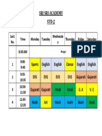 Sri Sri Academy STD:2