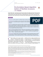 Maximal Pre-Excitation Based Algorithm For Localization of Manifest Accessory Pathways in Adults