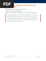 Hype Cycle For Application Architecture and Integration, 2021