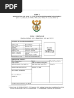 Dha-529 South Africa Citizenship Form | PDF