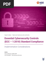 NCA Essential Cybersecurity Controls 2024 | PDF | Computer Security ...