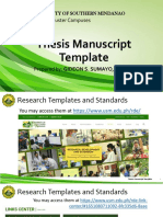 Thesis Manuscript Template: PALMA Cluster Campuses