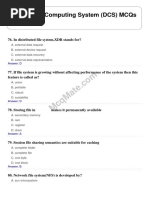 Distributed Computing System (DCS) Solved MCQs (Set-4)