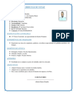 Curriculum Vitae Alfredo