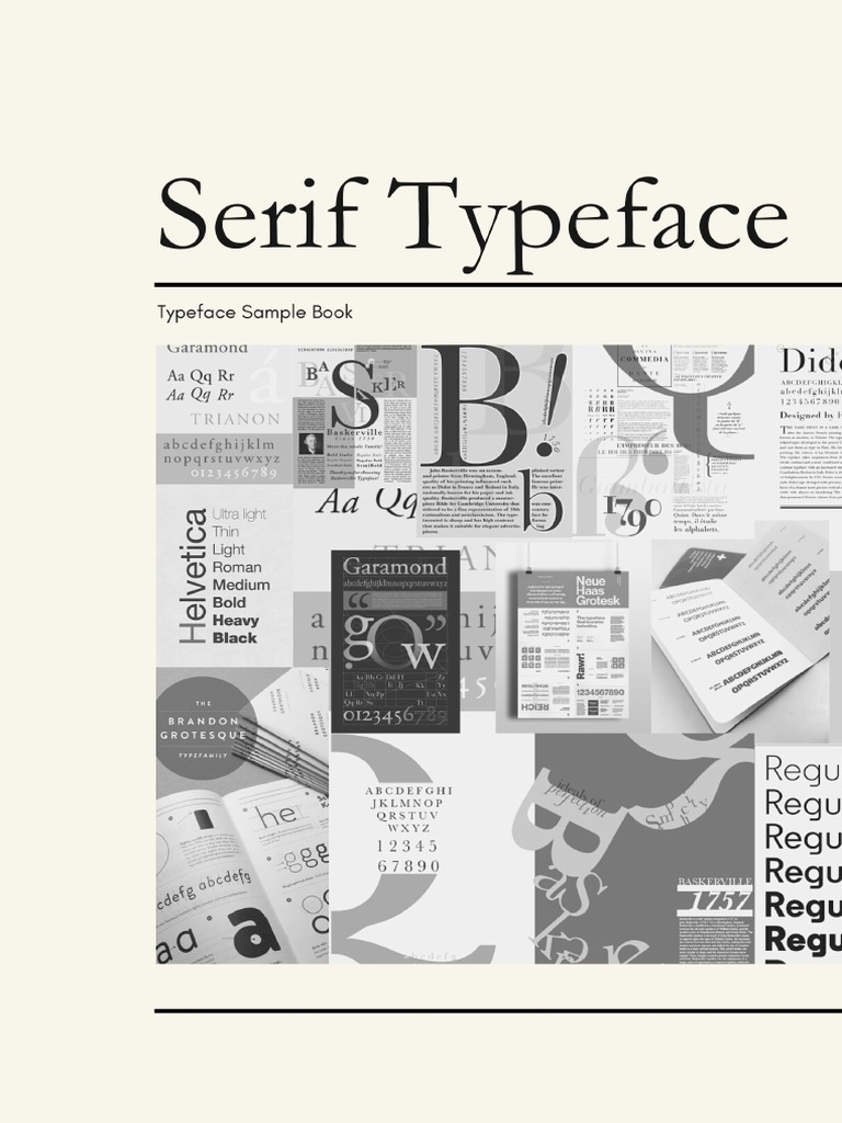 Serif Sample Book PDF