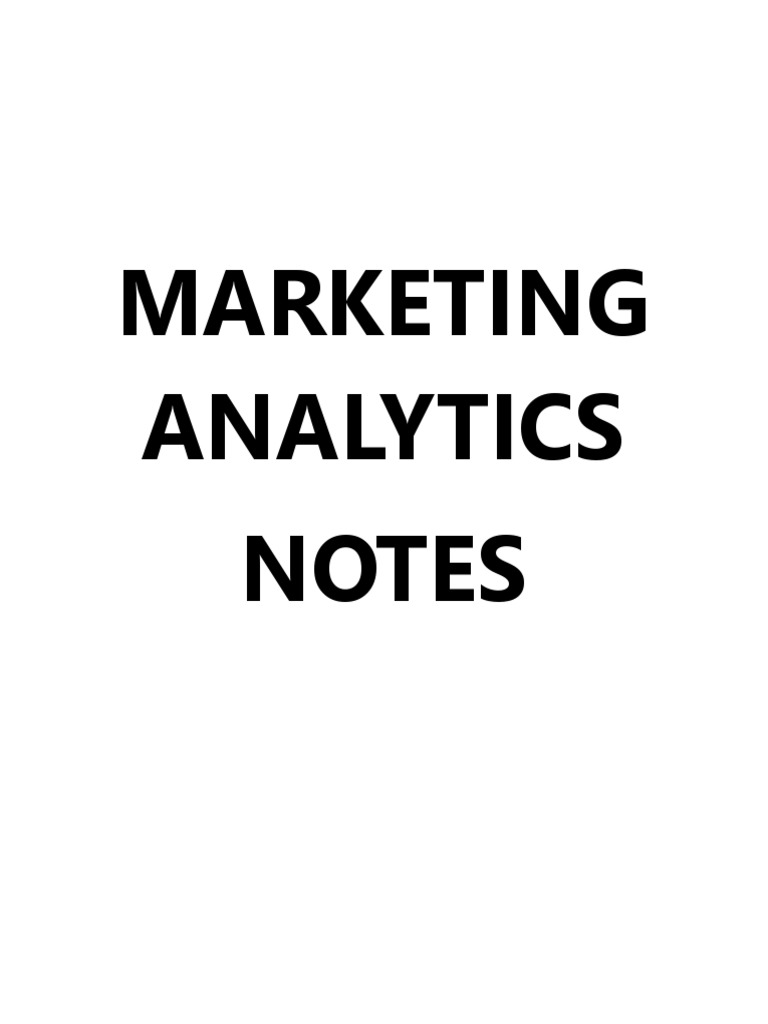2 marketing analytics notes book pdf search engine optimization