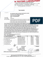 Construction materials and testing report