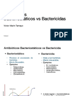 Bacteriostáticos Vs Bactericidas