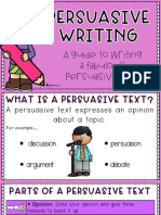 Writing Persuasive Introduction