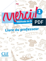 Livre Du Professeur: Méthode de Français