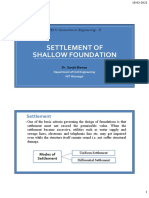 GTE-2 (CE355) - Settlement of Shallow Foundation
