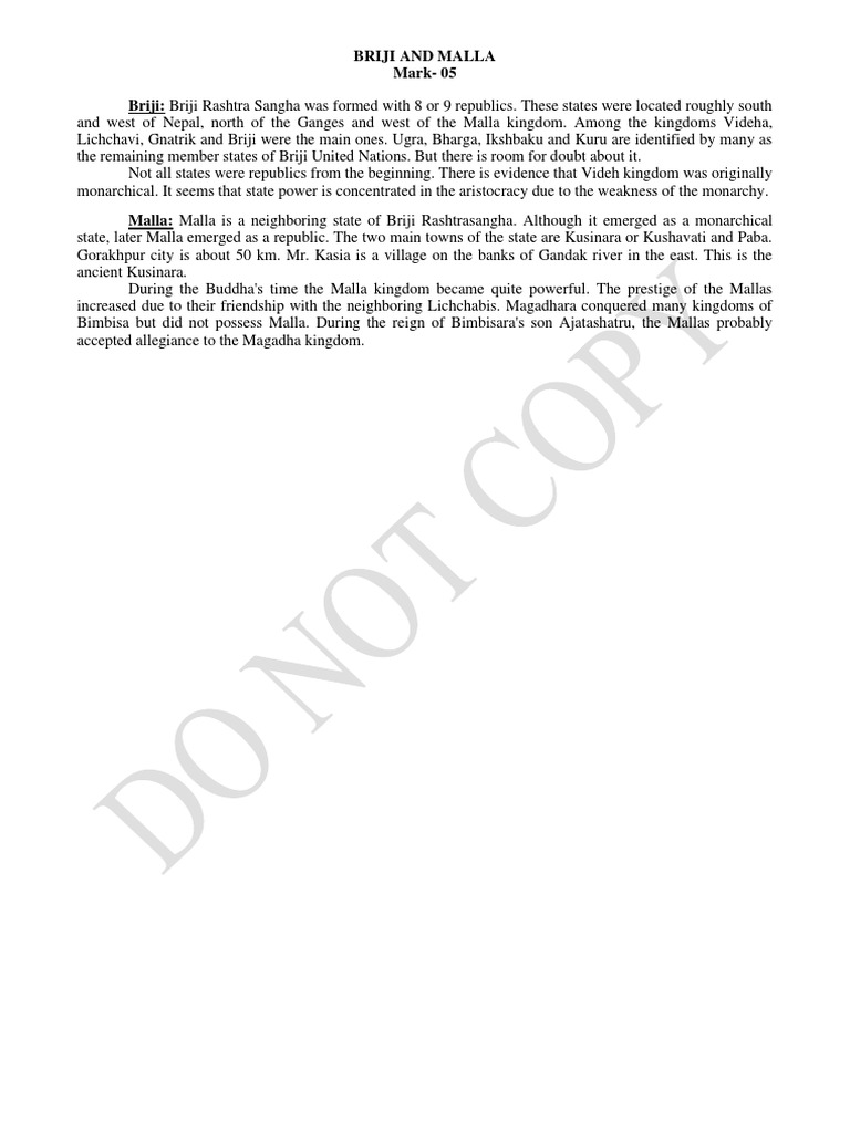 Briji and Malla | PDF