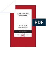 El Lector Por Horas, de José Sanchís Sinisterra.