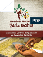 Manual de Controle de Qualidade Do Cacau Sul Da Bahia