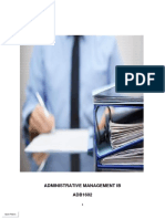 Cover Page: Administrative Management Ib ADB1602