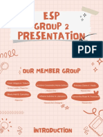 ESP Presentation: Group 2