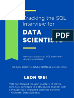 90 SQL Coding Questions & Solutions for Data Scientists