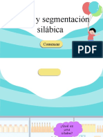 Conteo y Segmentación Silábica: Comenzar