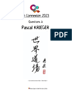 Pascal KRIEGER: Qi Connexion 2023