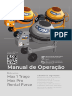 Manual Bet 400L Max 1 Traco-Max Pro-Rental Force - Menor
