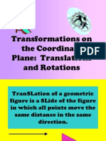 4.8 Transformations on the Coordinate Plane