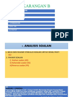 Karangan B: 1. Analisis Soalan 2. Kenal Pasti Isu 3. Merangka