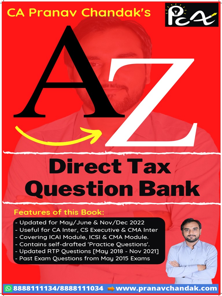 CA Pranav Chandak's Direct Tax PDF