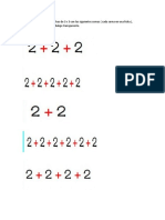 Fichas de sumas 3x3 para padres