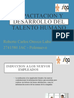 Capacitacion y desarrollo del talento humano