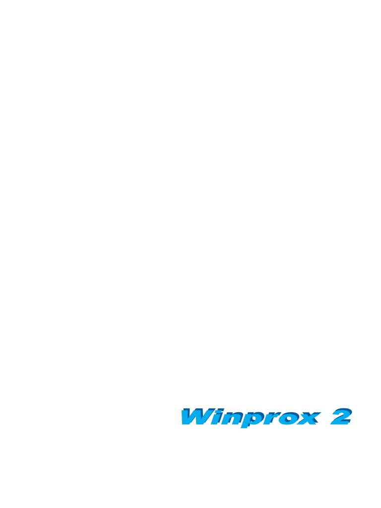 WinProx 2 User Management Guide | PDF | Login | Microsoft Excel