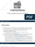 Polimorfismo: Tratti e Programmazione Generica