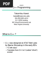 C++ Programming: Takamitsu Kawai