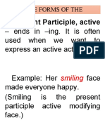 Forms of Participle