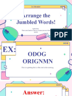 Games Rizal - Arrange The Jumble Words