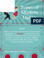 Modern Types of Dance