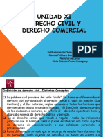 Unidad XI - Derecho Civil y Derecho Comercial