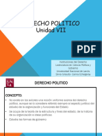 Unidad VII - Derecho Político