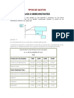 Tipos de Gastos