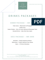 Drinks Packages